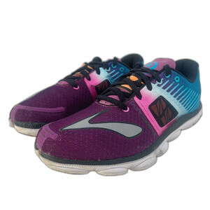 Brooks Pure Cadence 4 Purple Blue Running Shoes Workout Athletic Women's Size 8